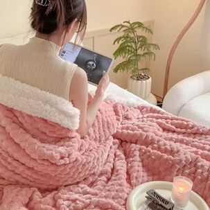 Frazada Manta De Terciopelo Polar Grande 180x200cm