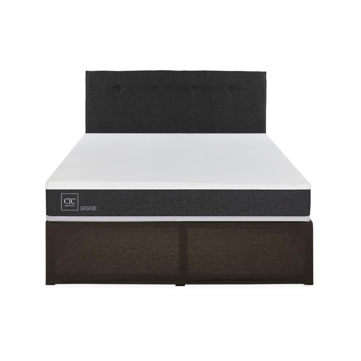 Cama Met&aacute;lica Cic Iron Smart Ortopedic / 2 Plazas / Base Normal image number 0.0