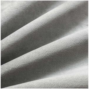 Pack De 02 Fundas De Coj&iacute;n De Terciopelo Con Pompon 45x45 Gris