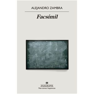 Facsimil (tapa Rústica) - Alejandro Zambra | Libro