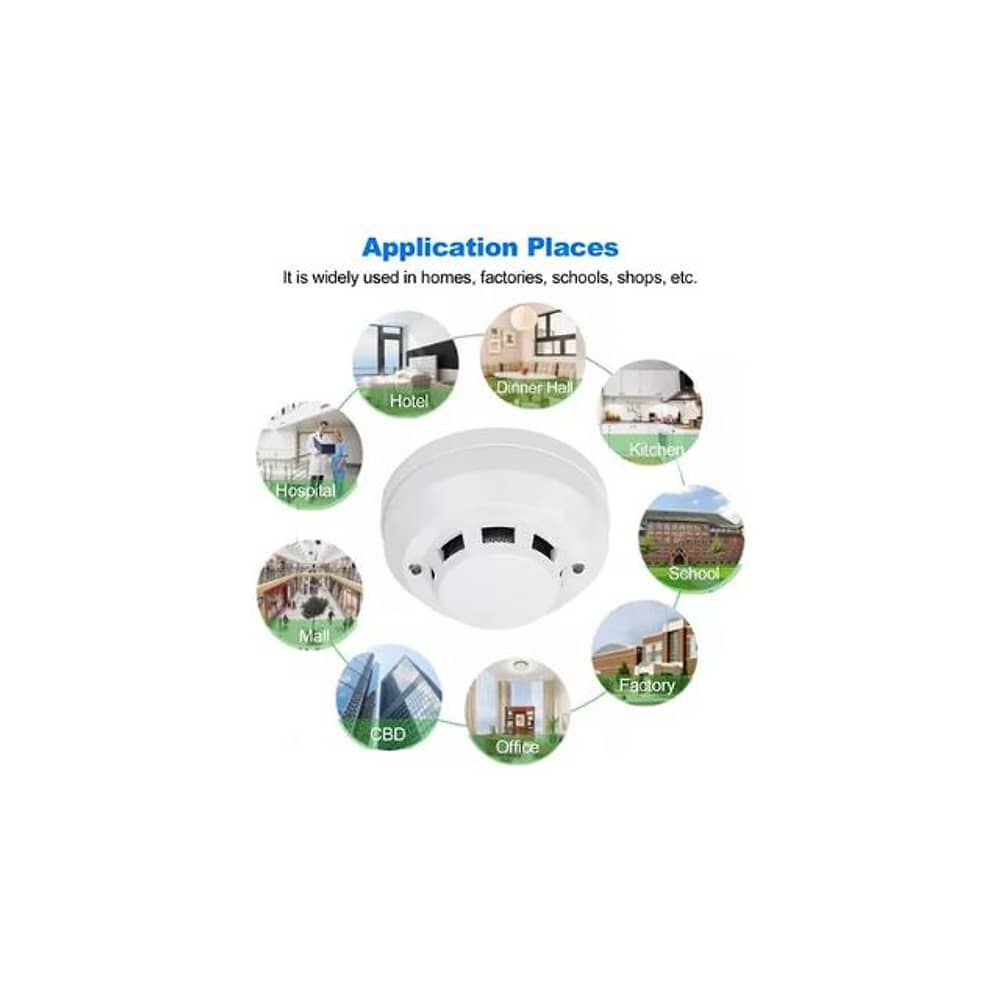 Pack 5 Unidades Detector De Humo Alarma Casa Sensor Contra Incendio Seguridad image number 3.0
