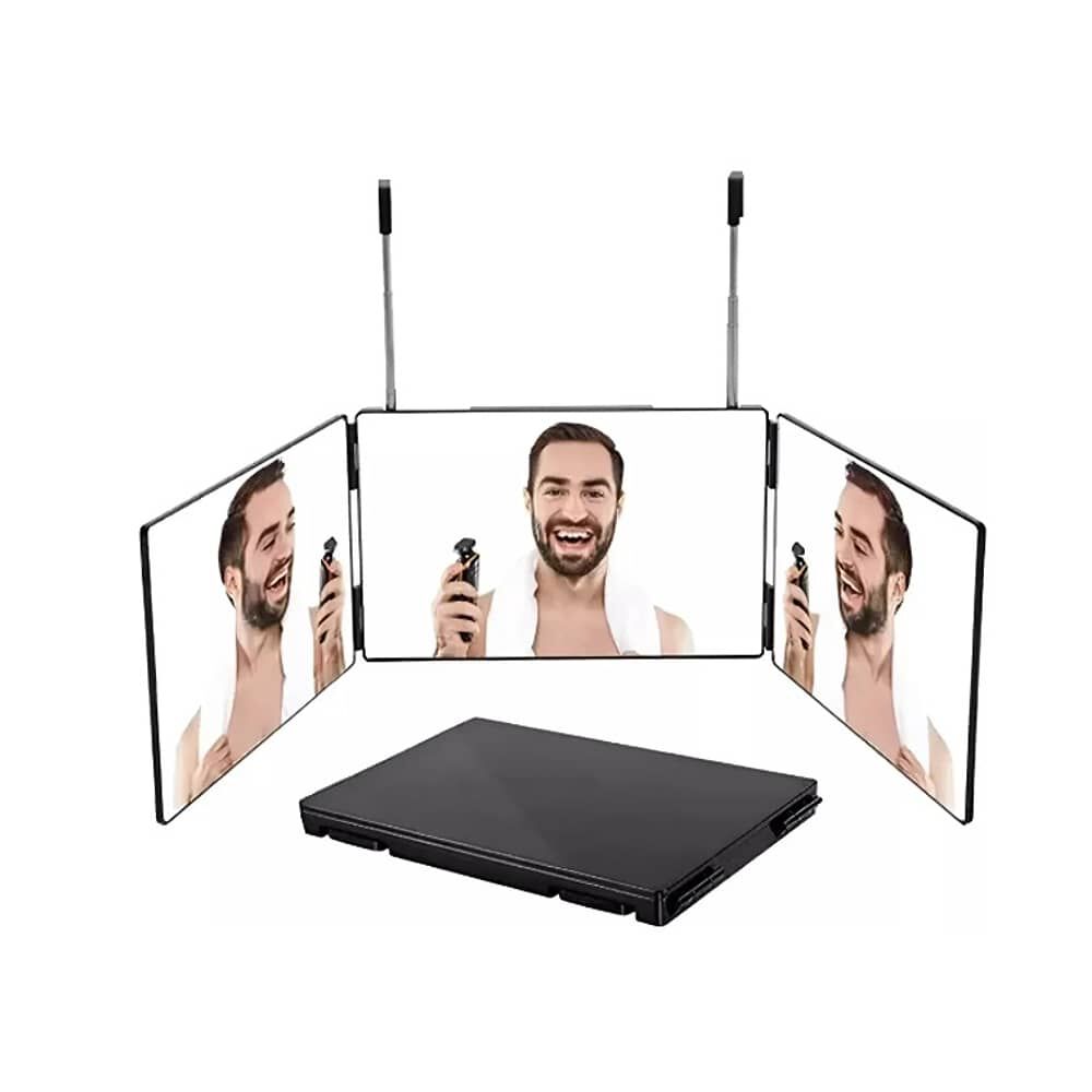 Espejo Triple De 360 Con Ganchos image number 0.0