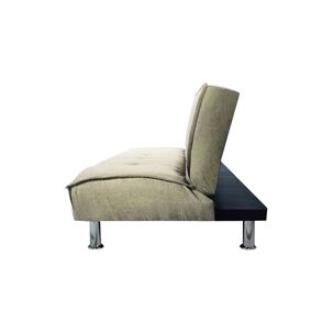 Futón Sofá Cama Ajustable 170x50x40 Cm Beige