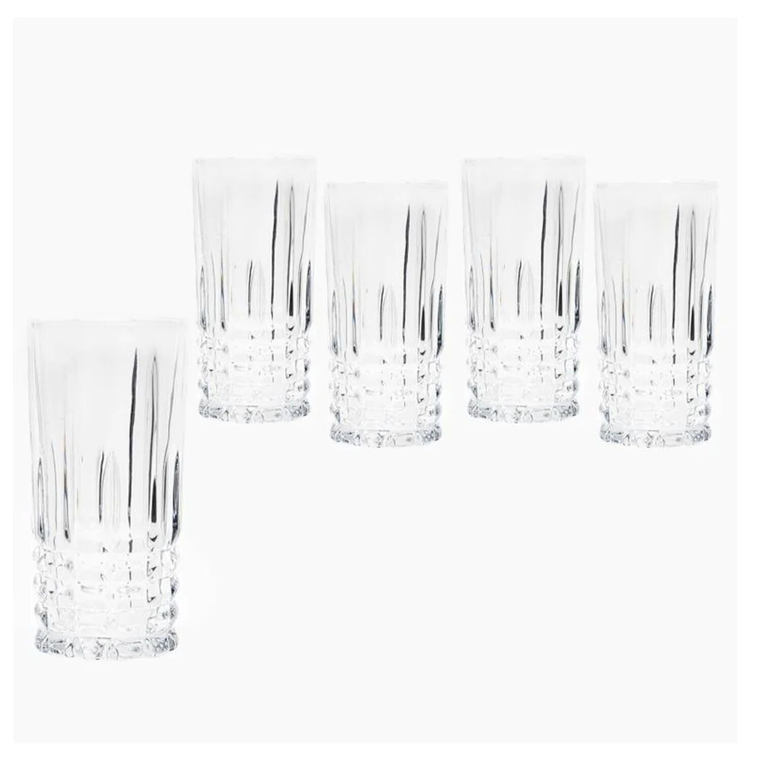 Display 6 Vasos Altos Modelo Birmingham De 360cc Trago Jugo image number 0.0