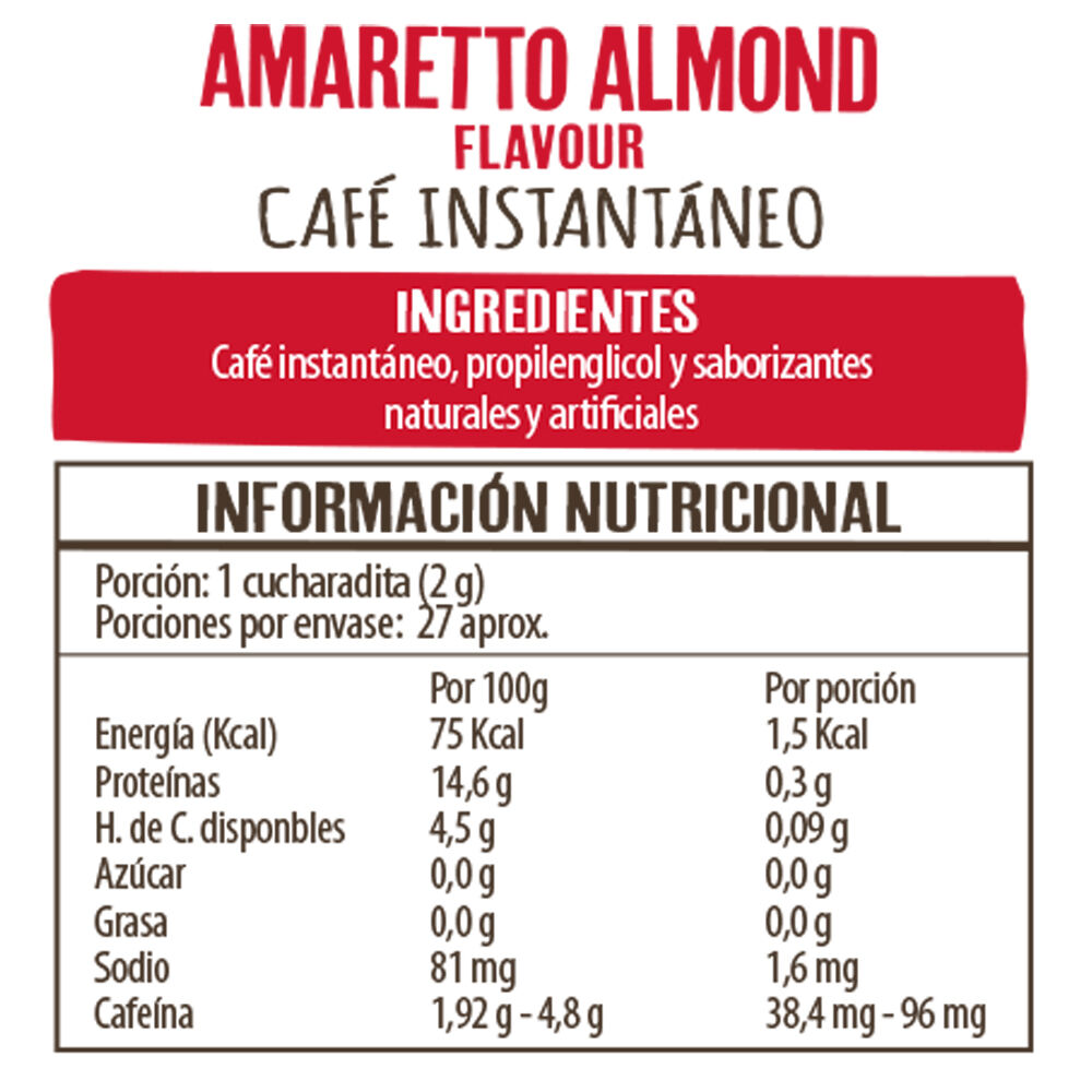 Café Beanies Liofilizado Amaretto Almond image number 3.0