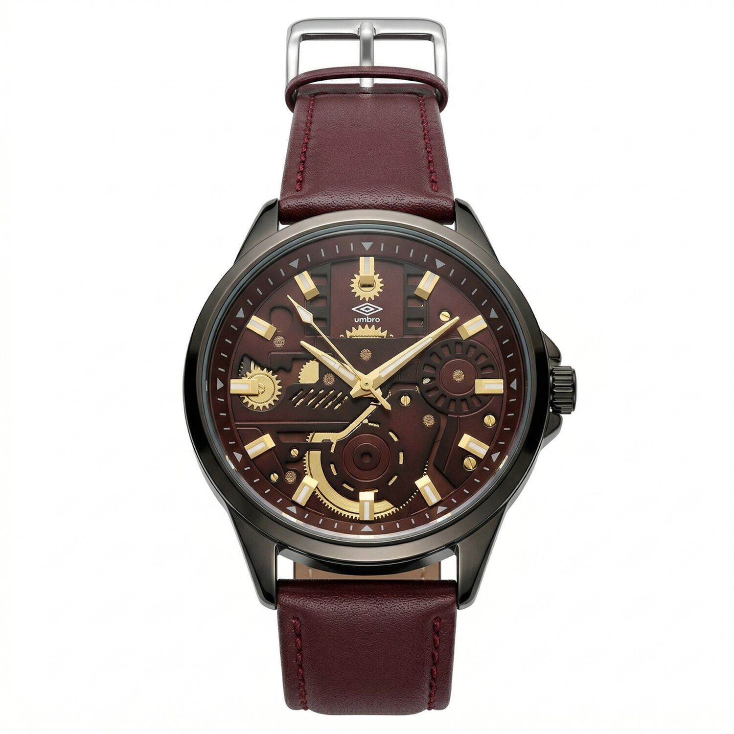 Reloj An&aacute;logo Hombre Umbro Plus Caf&eacute; Umbp-1500-73 image number 0.0