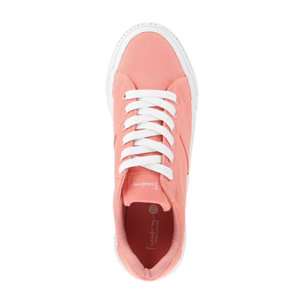 Zapatilla Urbana Mujer Freedom Coral image number 4.0