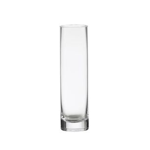 Florero Cil&iacute;ndrico Tubo Uniflor De 20cm Vidrio Transparente