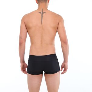 Traje De Baño Short Bóxer Para Hombres Negro