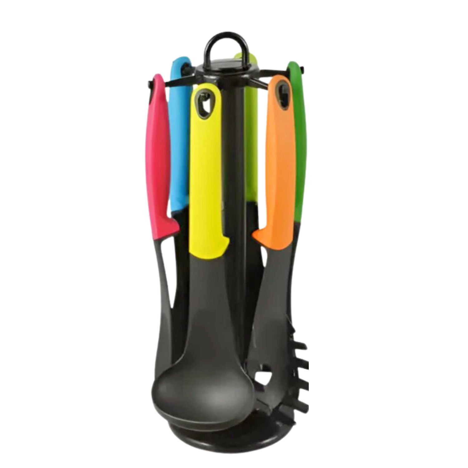 Pack 7 Piezas Utensilios Cocina Colores Soporte Durable image number 0.0