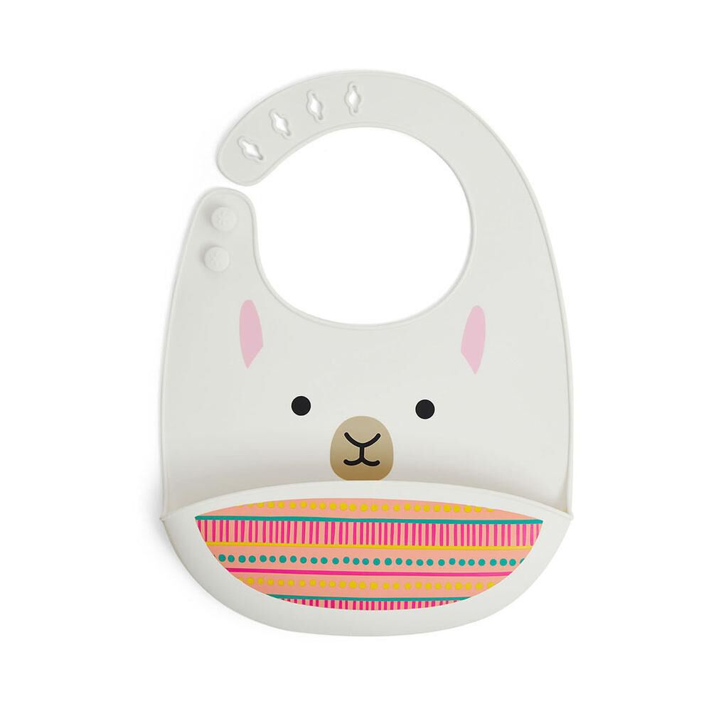 Babero Skip Hop De Silicona Llama image number 0.0