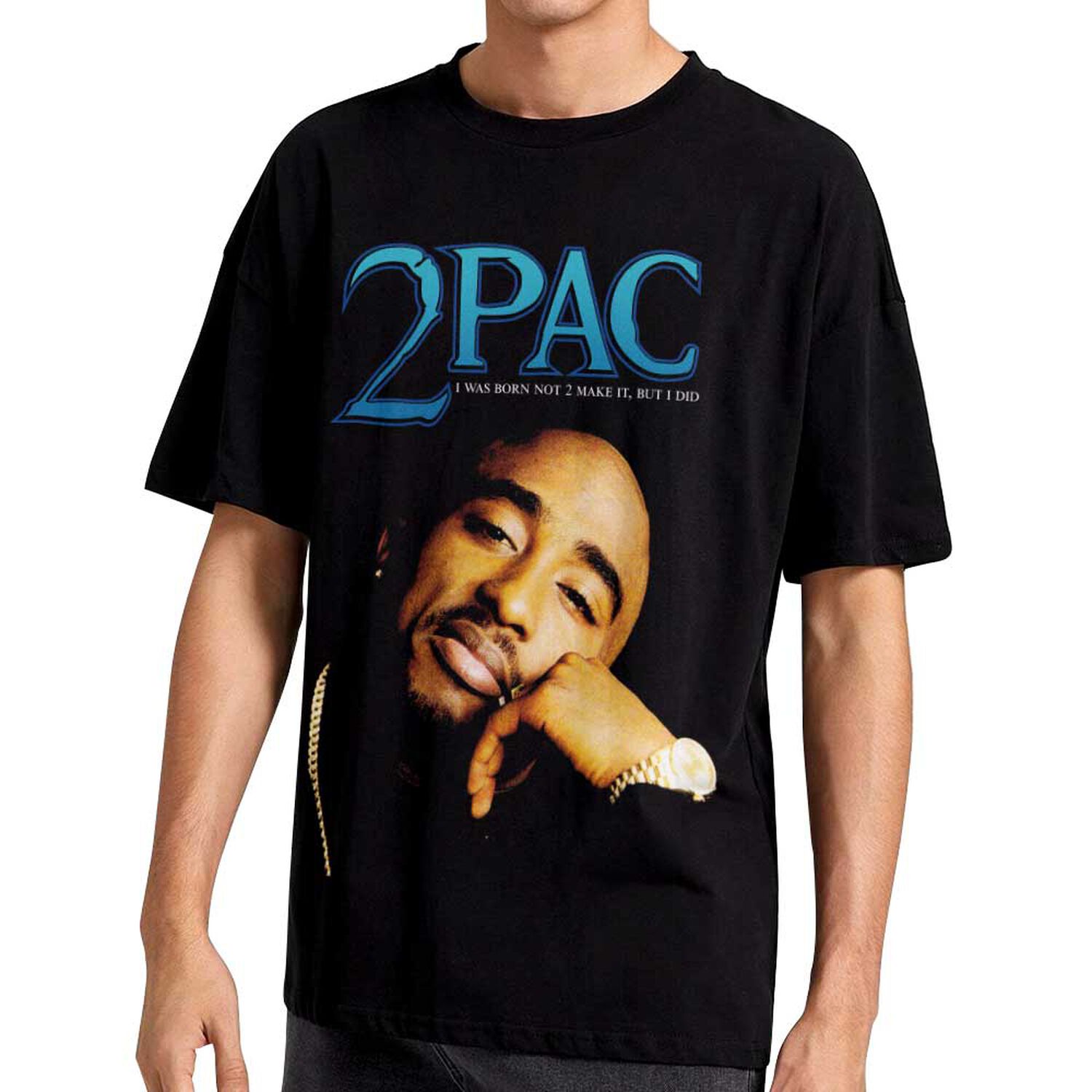 Polera Estampada 2pac Tupac Shakur Rap image number 0.0