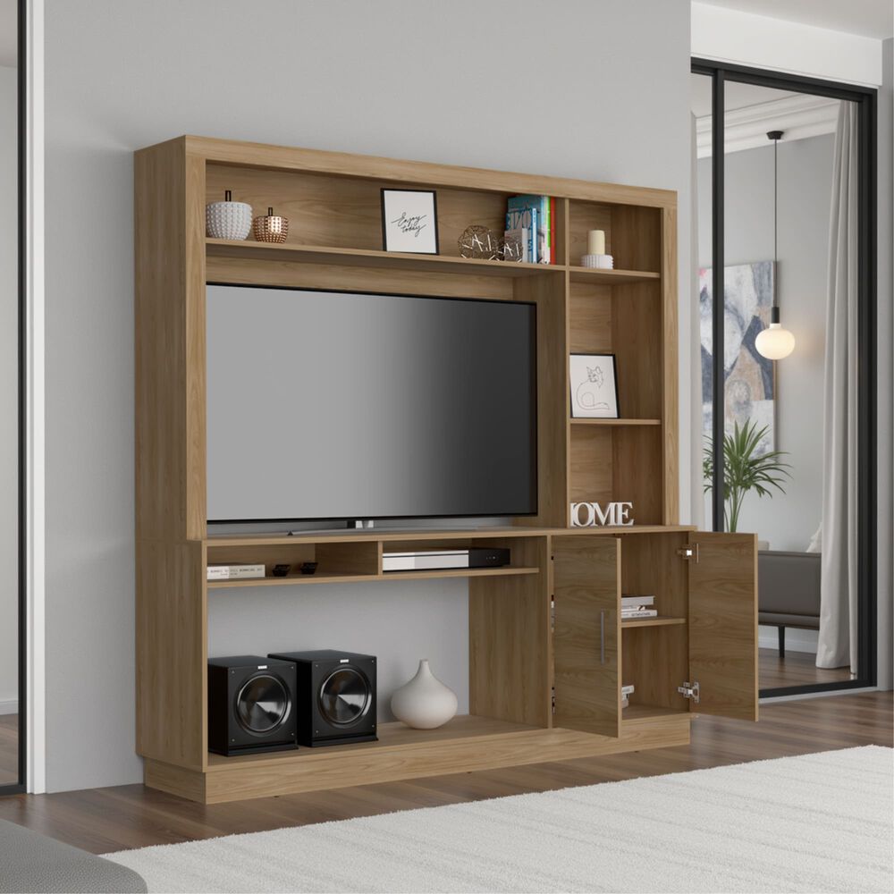 Estante Tv 55" 2 Puertas 180x180x40 Cm image number 4.0