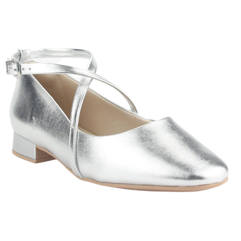 Zapato Ramarim Mujer 2415102 Plateado Casual image number 2.0