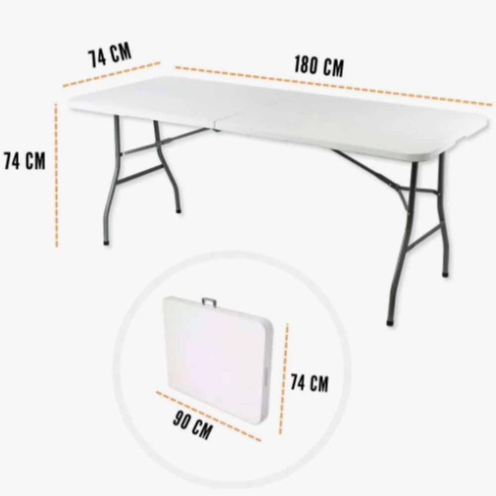 Mesa Plegable Color Blanco image number 2.0