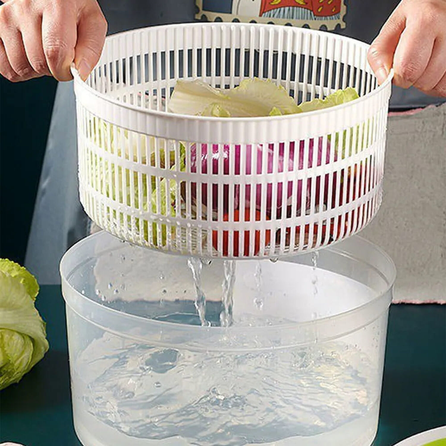 Secador Centrifuga Para Frutas Verduras Acesorio Cocina image number 2.0