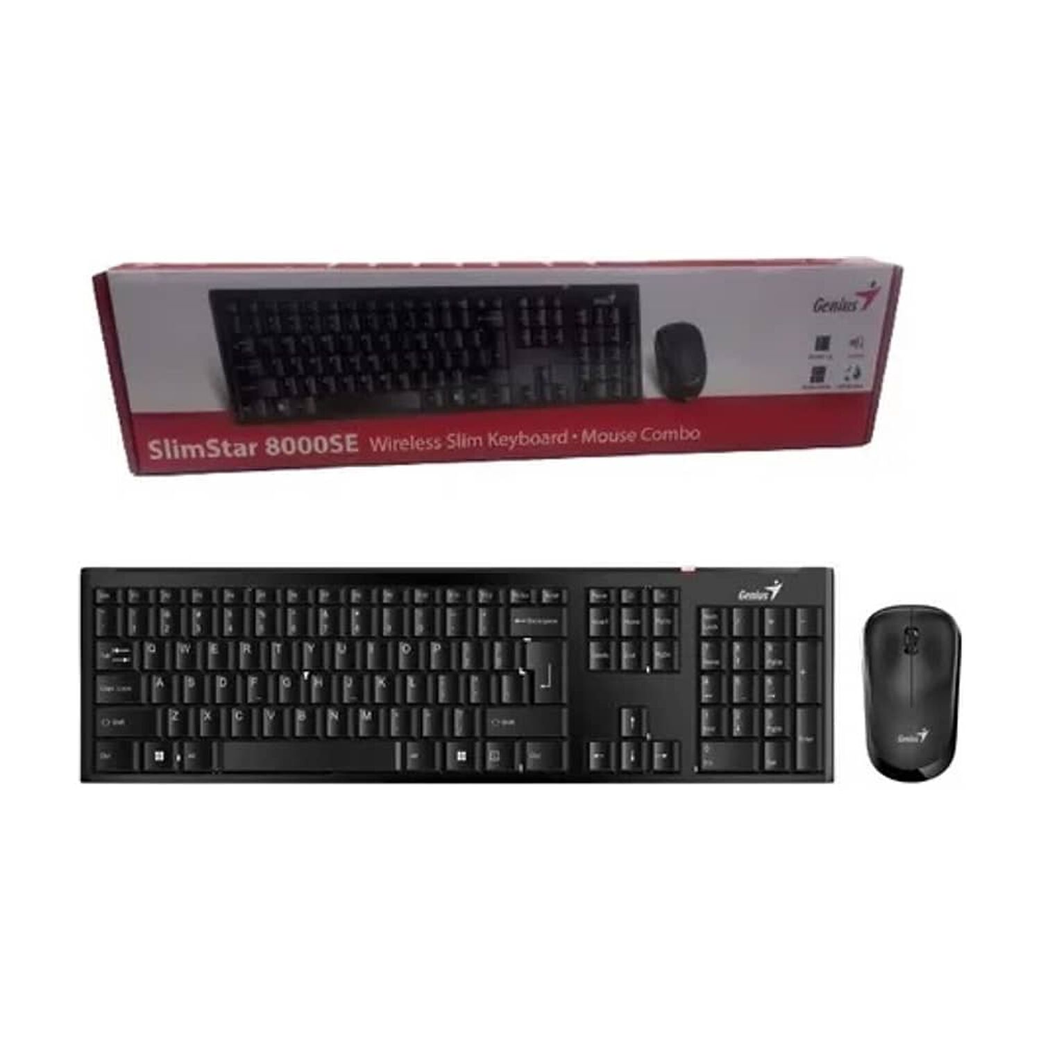 Kit Teclado Y Mouse Para Pc Usb Genius Slimstar8000se image number 3.0