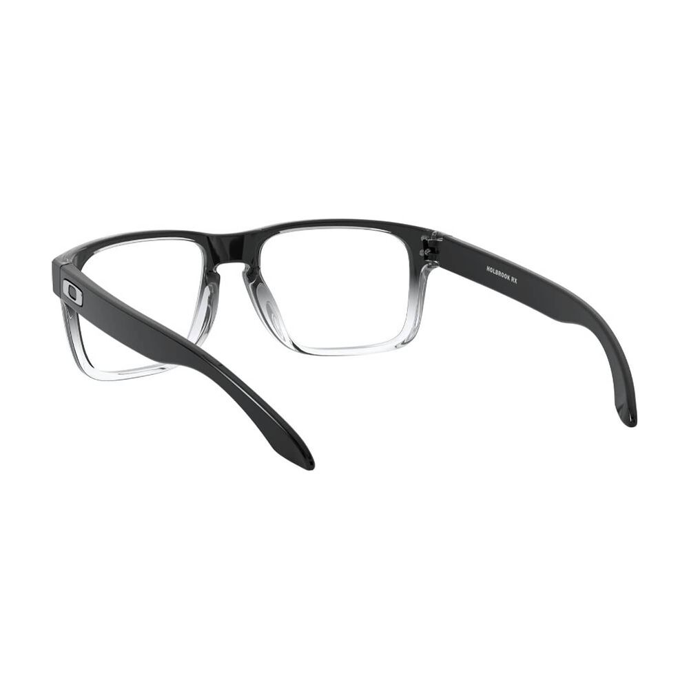 Lentes &Oacute;pticos Holbrook Rx Negro Pulido Transparente Desvanecido Oakley Frame image number 5.0