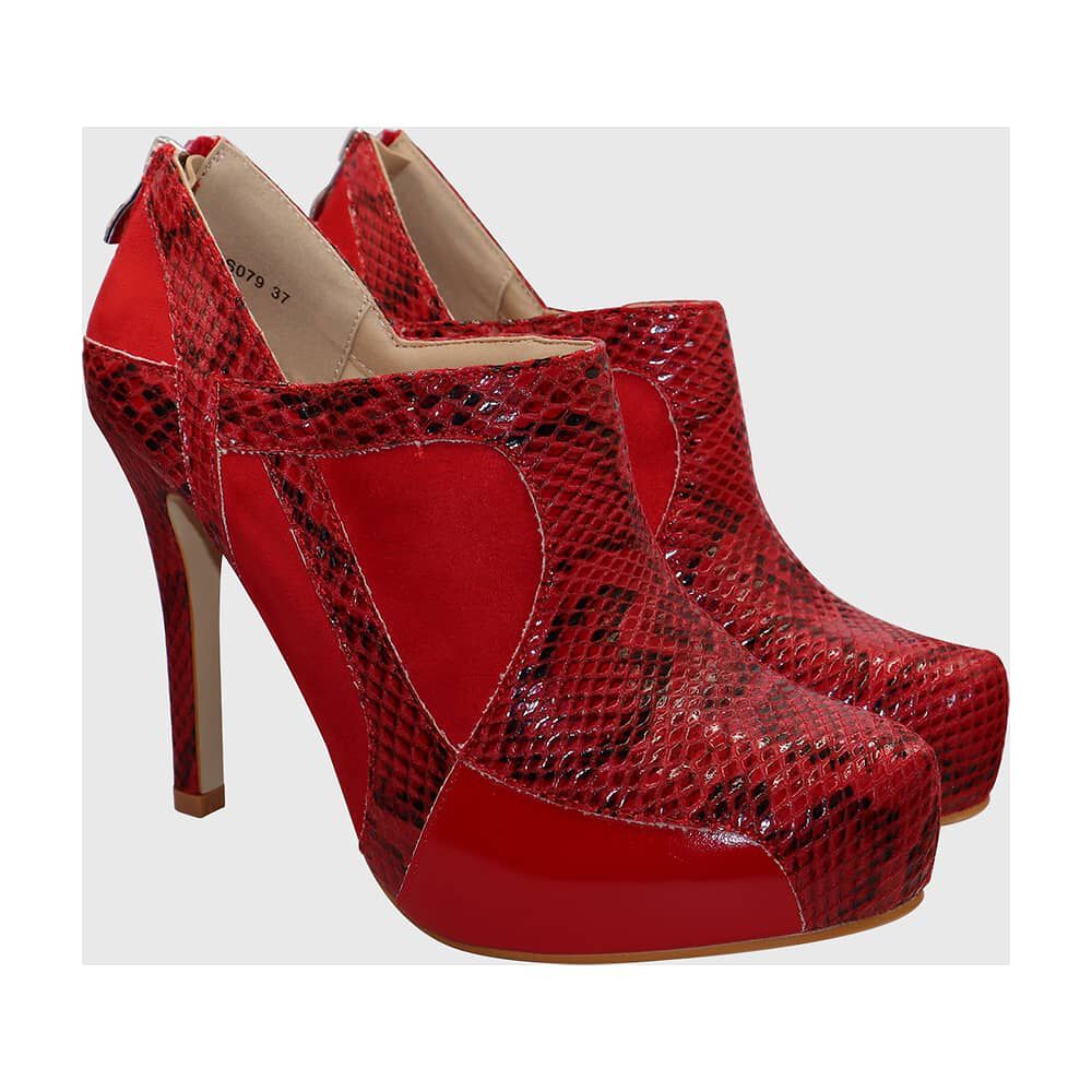 Botin Taco Aguja Rojo image number 1.0