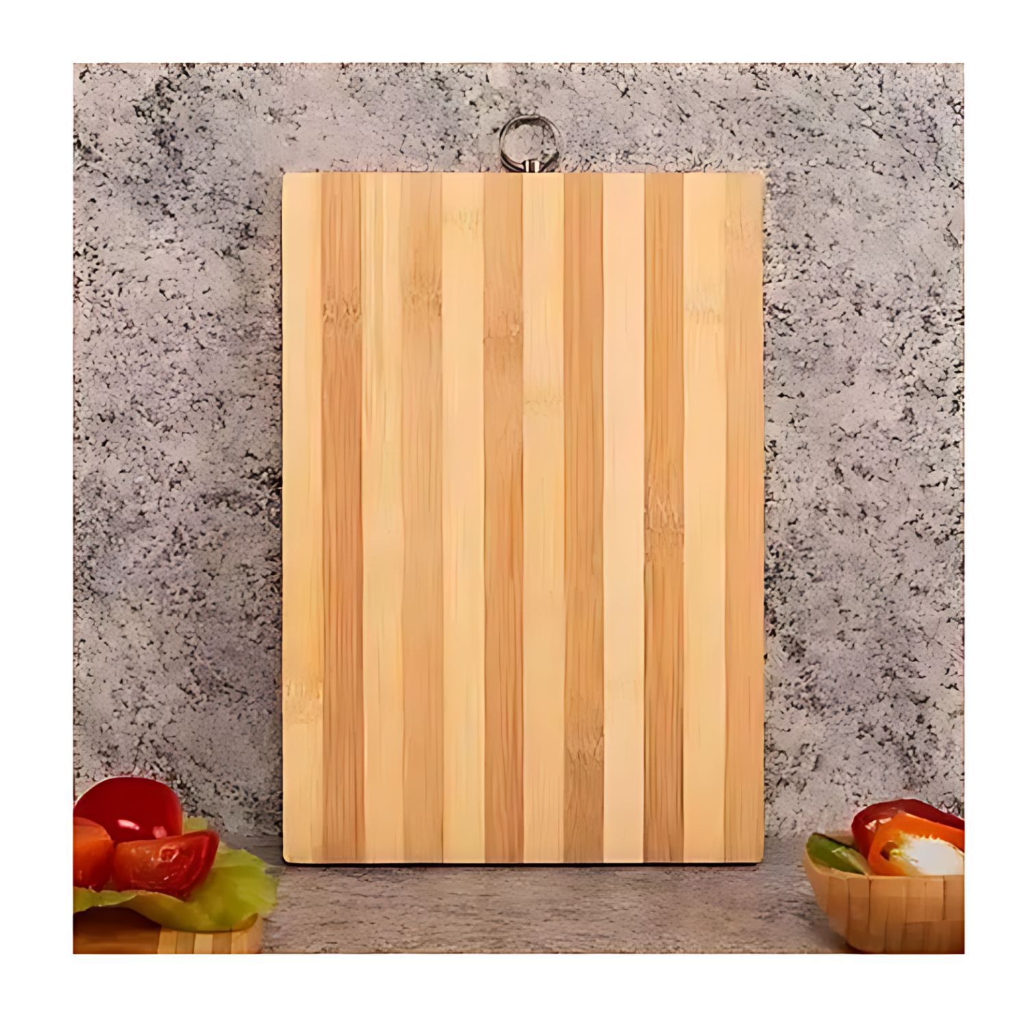 Tabla De Madera Bamb&uacute; Multiusos Para Cortar Vegetales image number 4.0