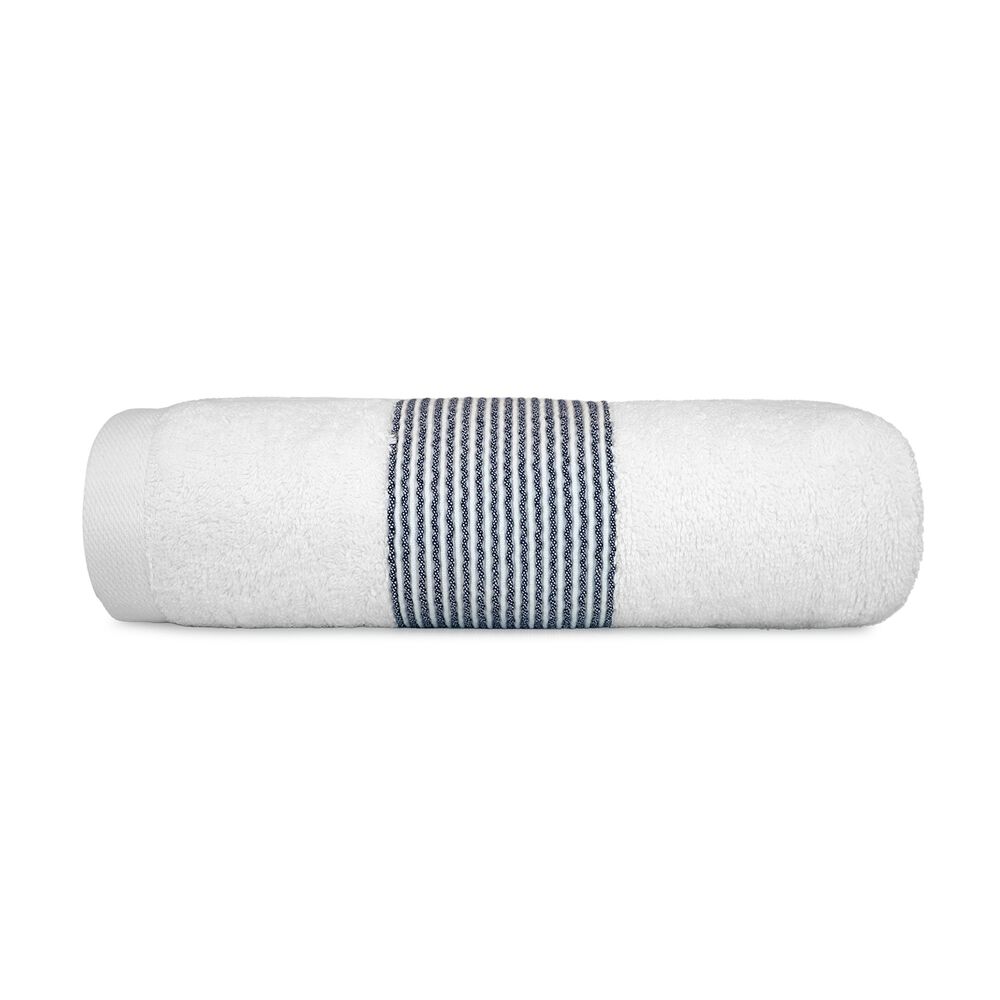 Toalla De Ba&ntilde;o Cuerpo Mav Nautica Home 100% Algod&oacute;n Suave 76x137cm Azul image number 1.0