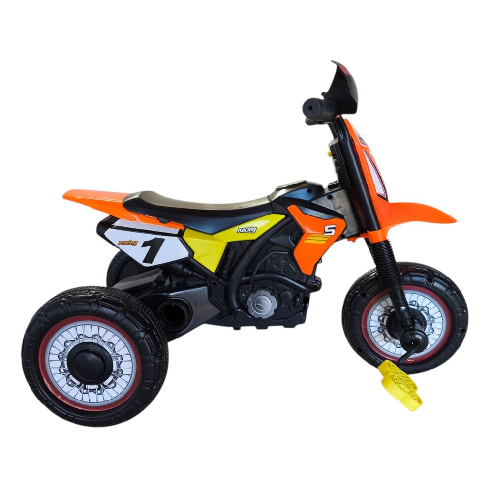 Triciclo Infantil Tipo Moto 3 Ruedas Naranjo image number 2.0