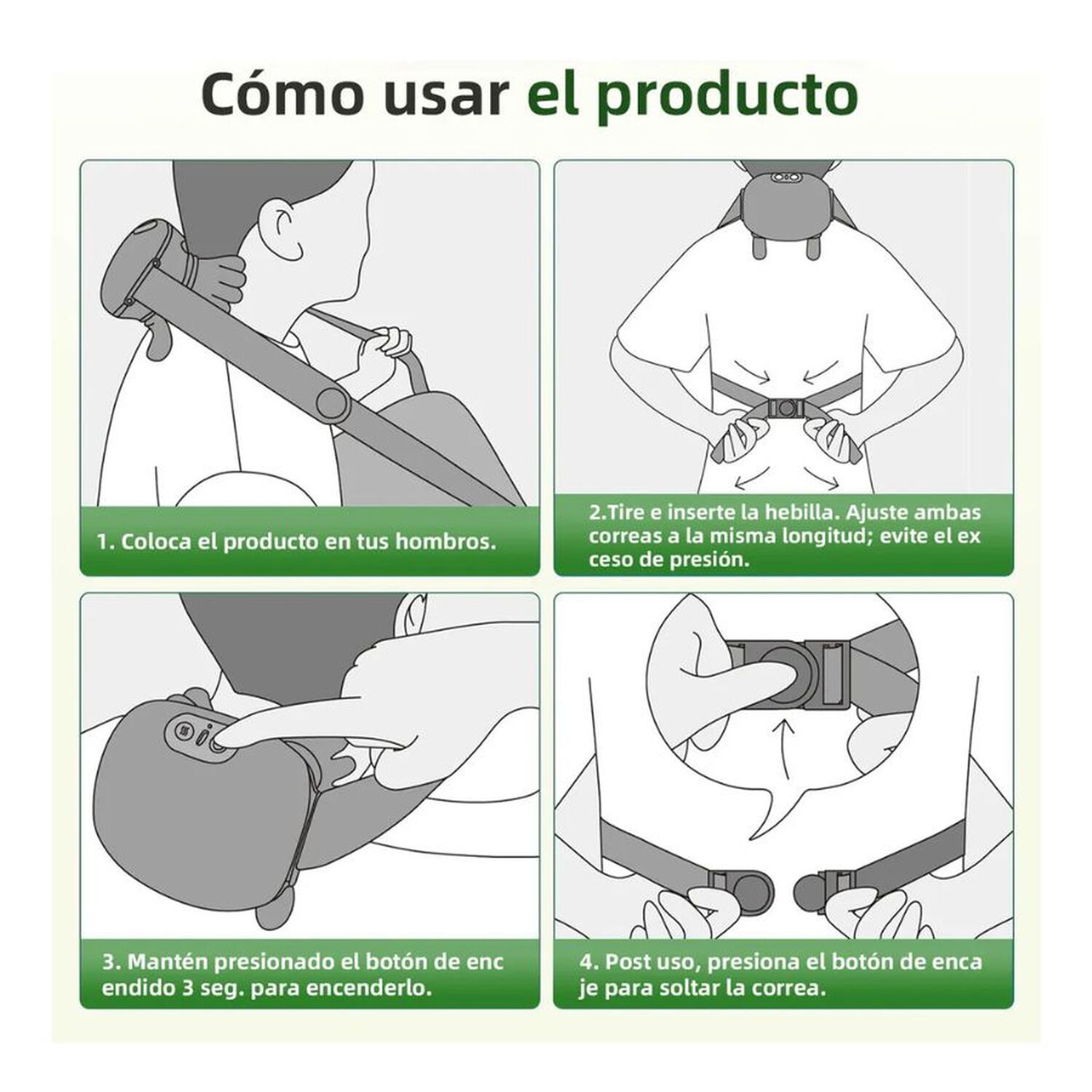 Masajeador Cuello Y Hombros Electrico Con Calor image number 1.0