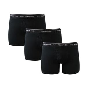 Boxer Pack De 3 Talla L Negros Kenneth Cole