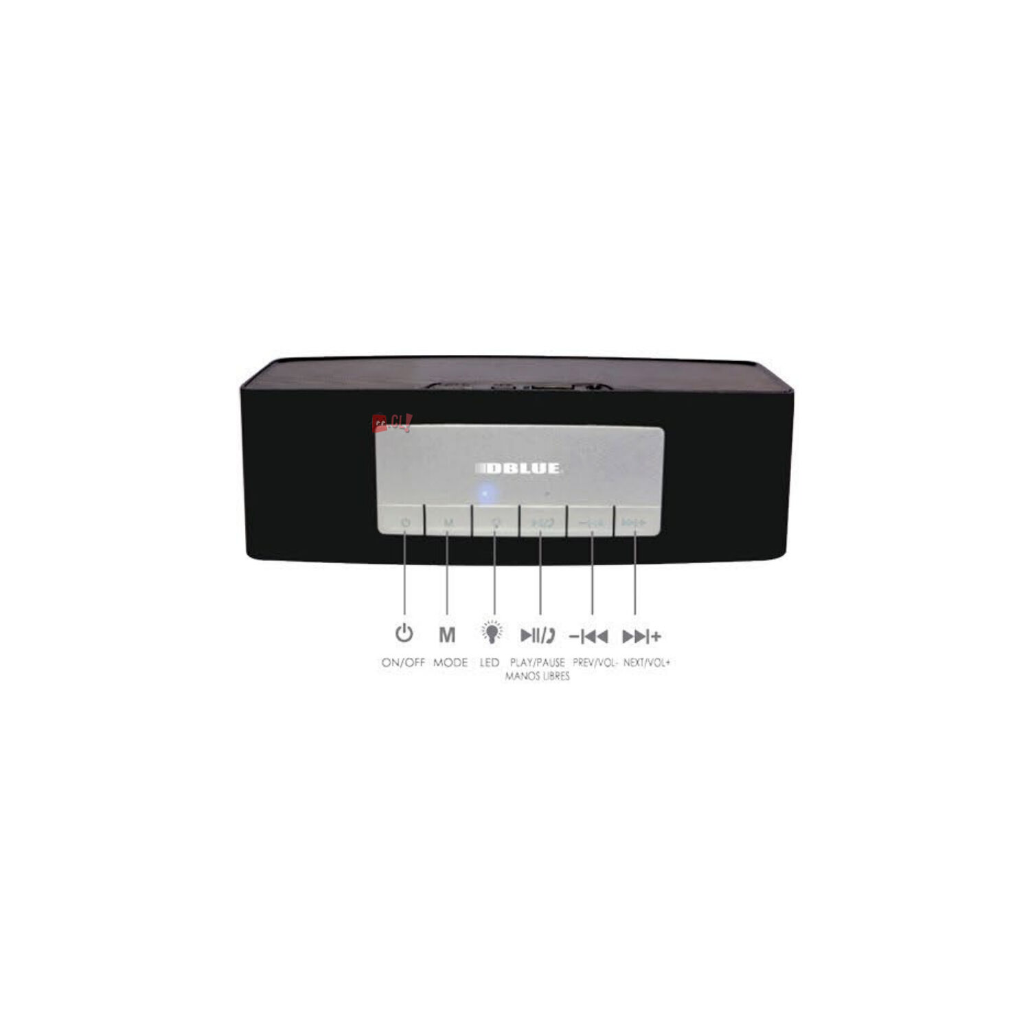 Parlante Bluetooth Port&aacute;til Con Iluminaci&oacute;n Multicolor - Ps image number 1.0