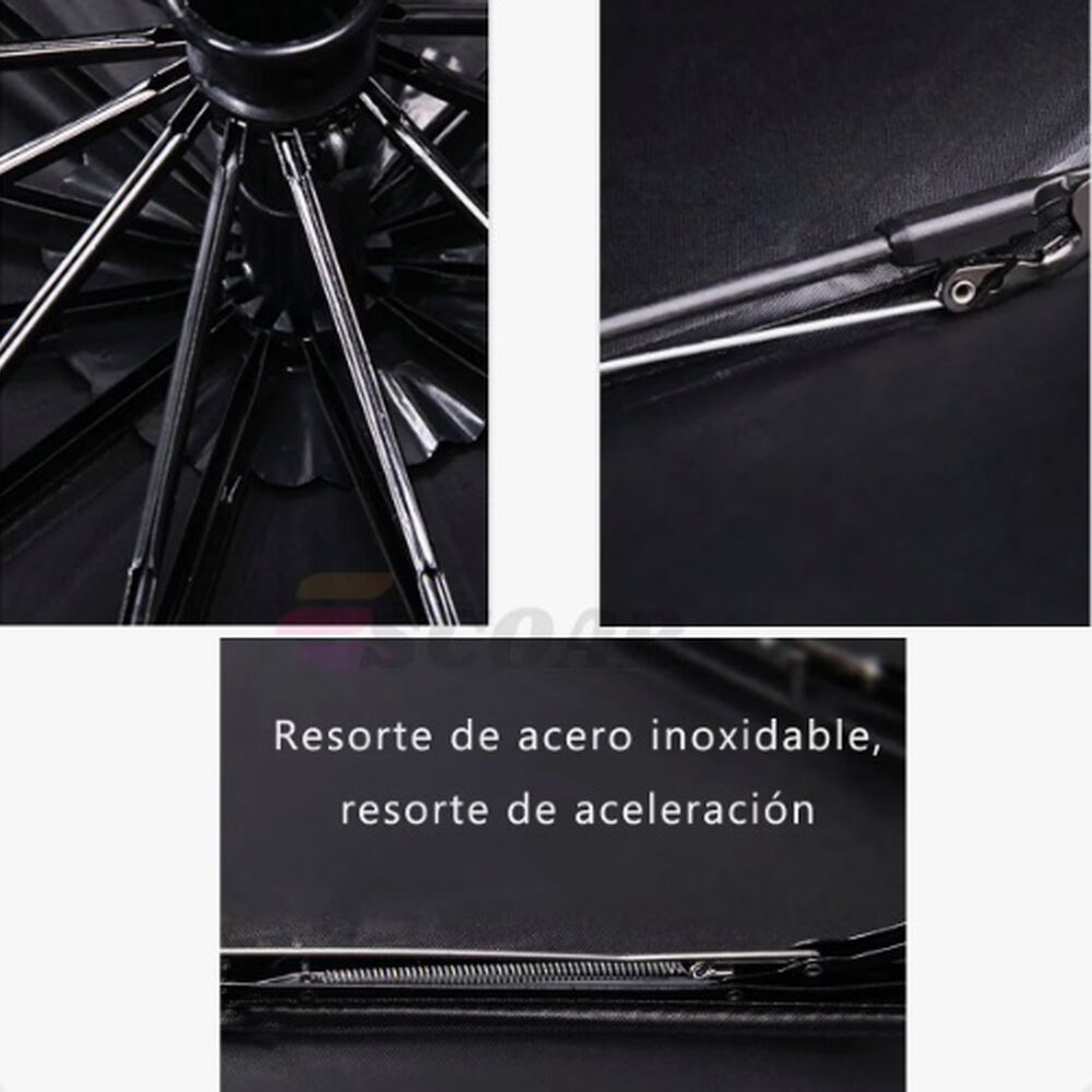 Paraguas Plegable Autom&aacute;tico De Pluvia image number 2.0