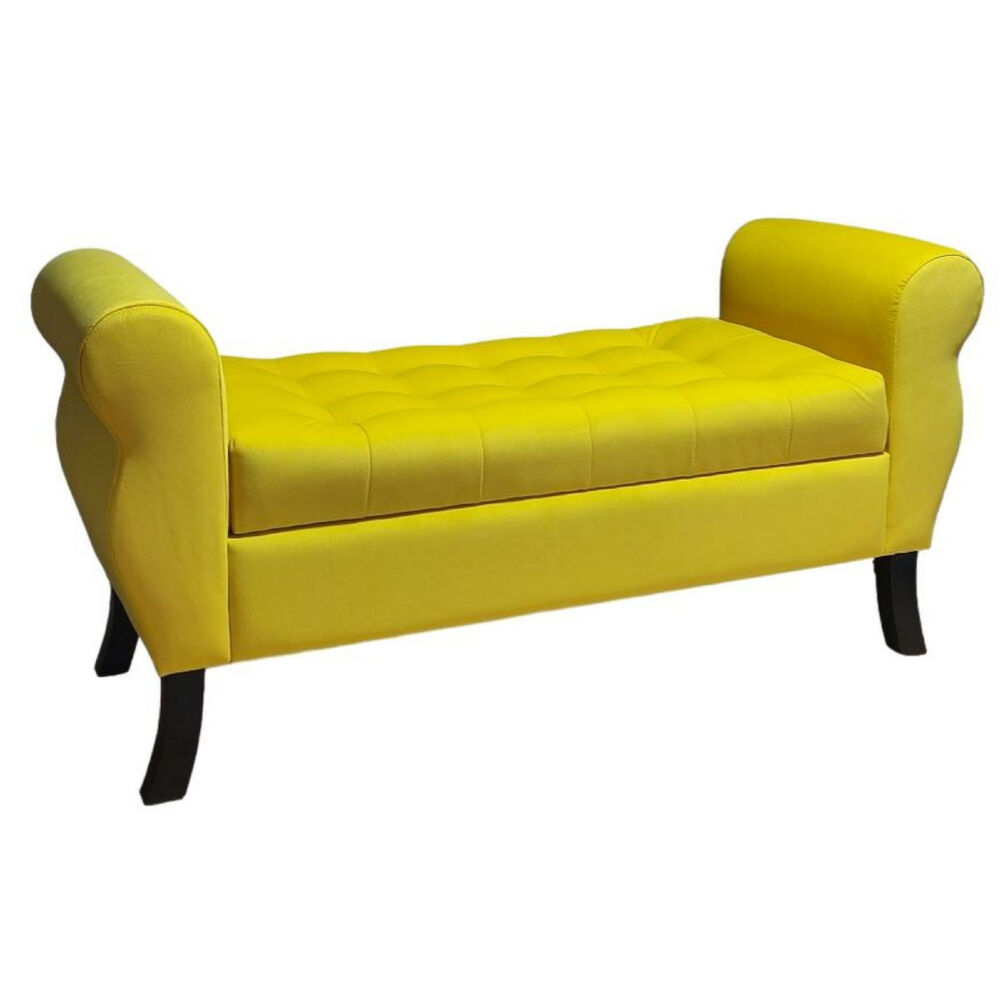 Banqueta Baul Diva Color Amarillo image number 2.0