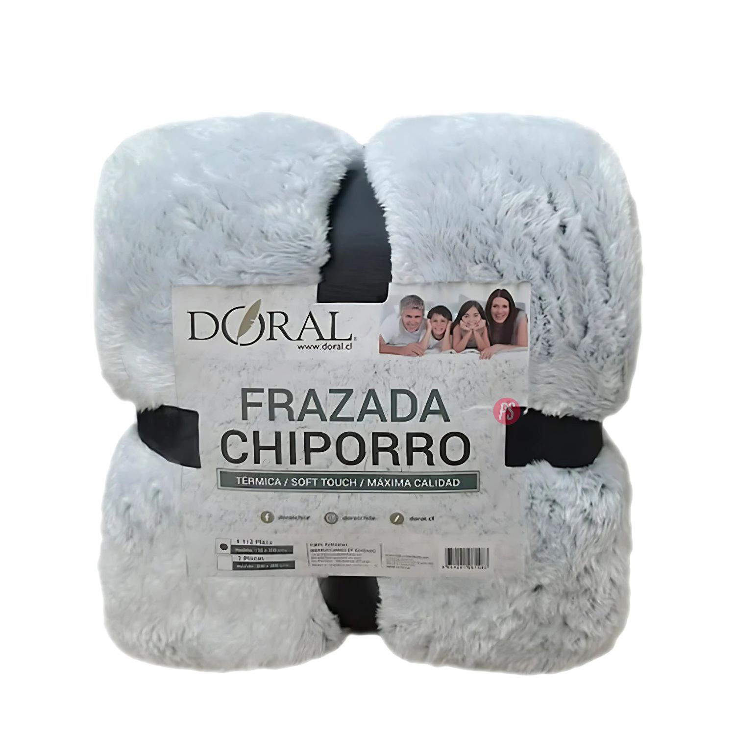 Frazada Chiporro Two Tones 1.5 Plazas Tonos Claros - Ps image number 1.0