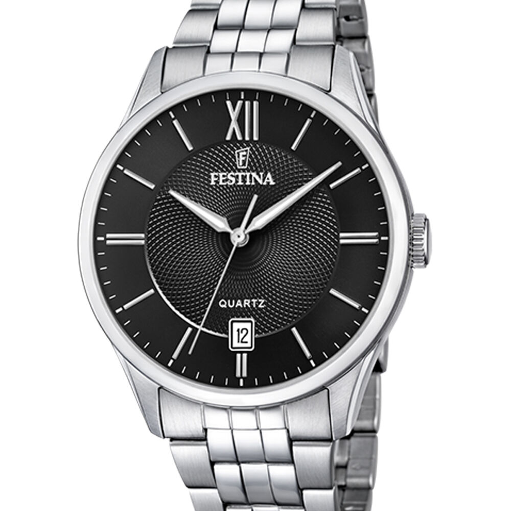 Reloj F20425/3 Festina Negro Hombre Acero Clásico image number 0.0