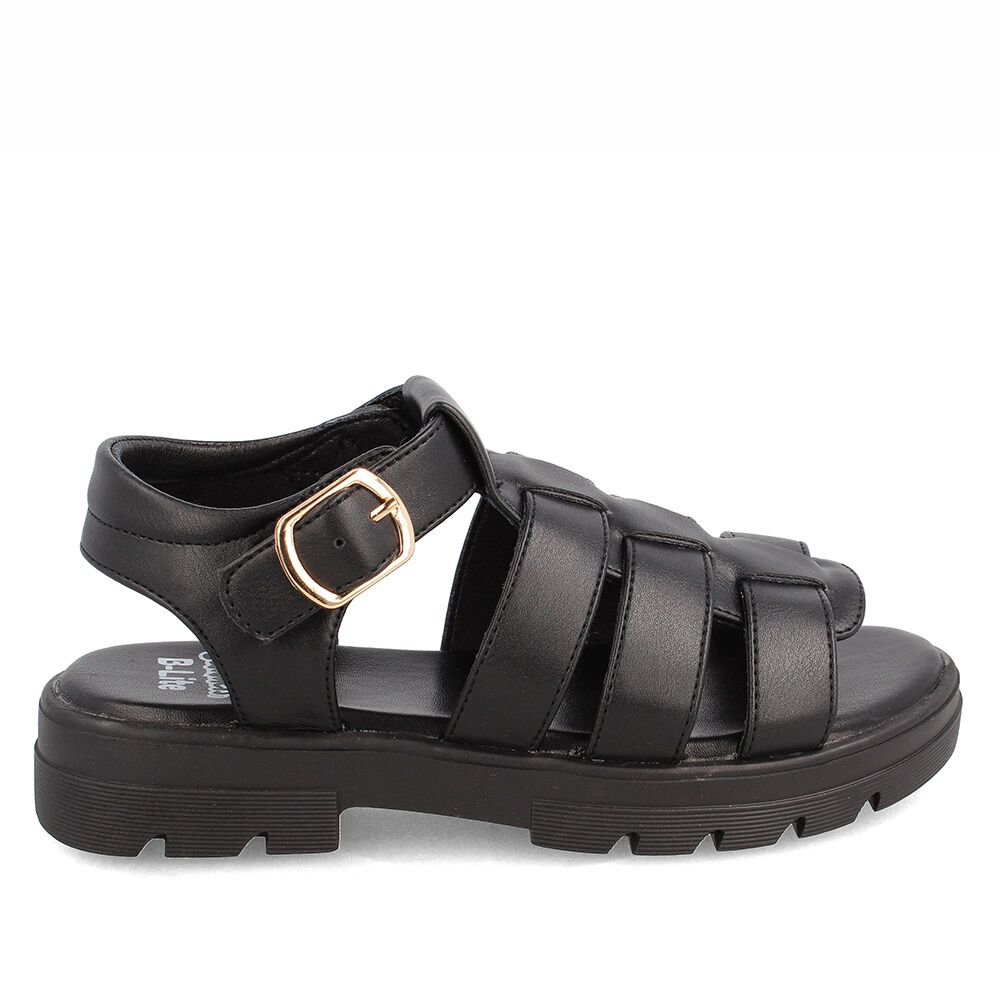 Sandalia Ni&ntilde;a Bubblegummers Dunia Negro image number 4.0