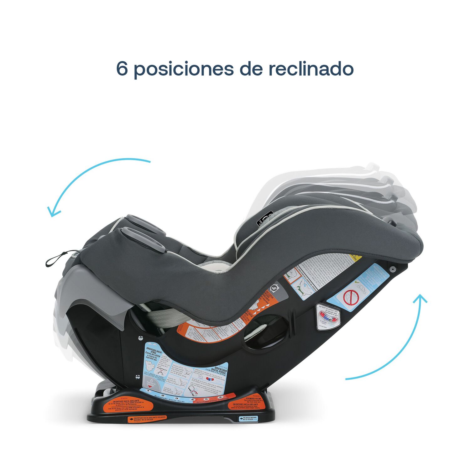 Silla De Auto Bebe Convertible Extend2fit Gotham image number 7.0