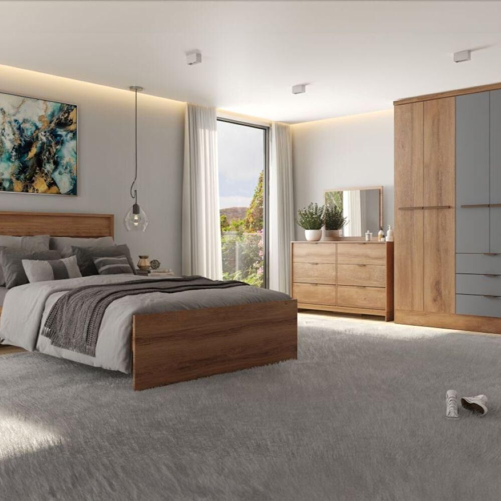 Cl&oacute;set Troy 6p + 3c Canela-titanio image number 4.0