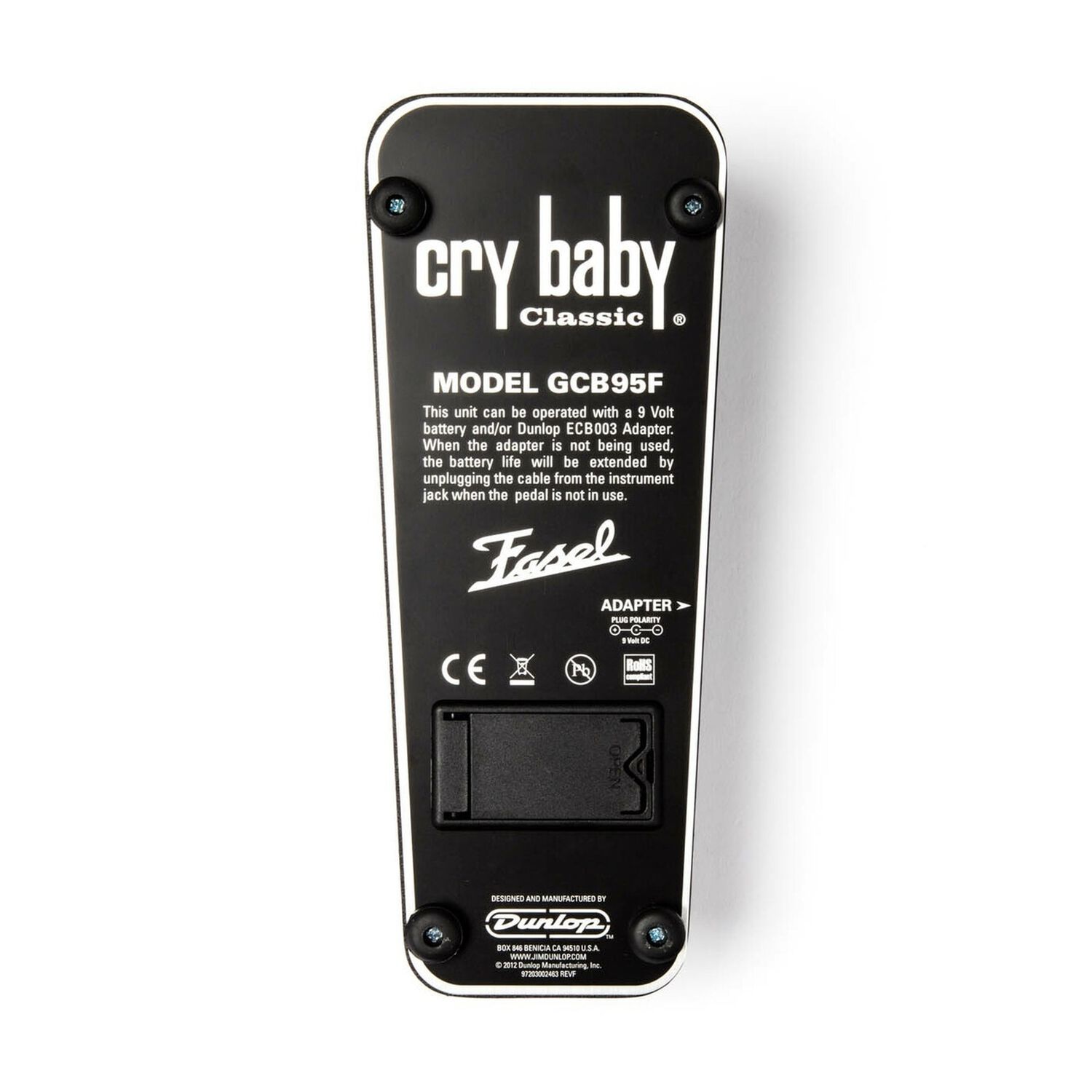 Pedalera Dunlop Gcb95 Cry Baby Wah image number 2.0