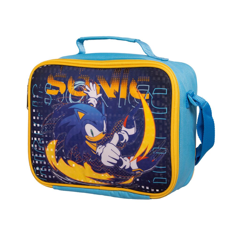 Lonchera Escolar Ni&ntilde;o Over Power Azul Sonic image number 4.0