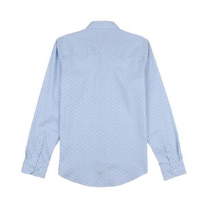 Camisa Fantasía Slim Fit Manga Larga Hombre Az Black
