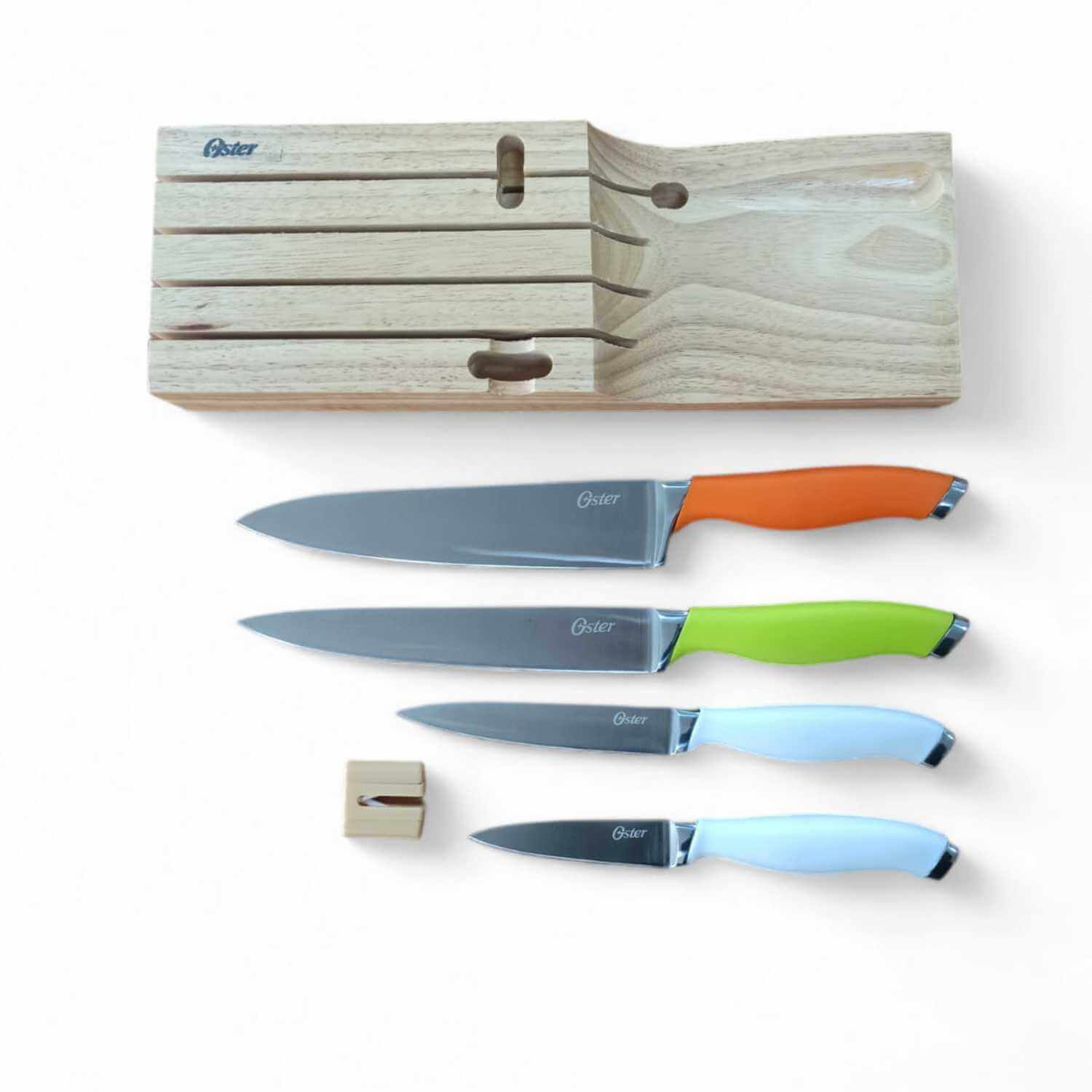 Set Cuchillos Mango Silicona 5 Piezas Chef - Oster image number 0.0