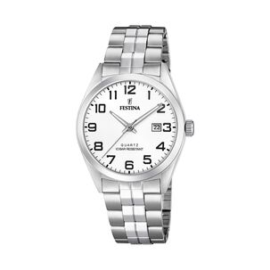 Reloj F20437/1 Festina Blanco Hombre Acero Clasico
