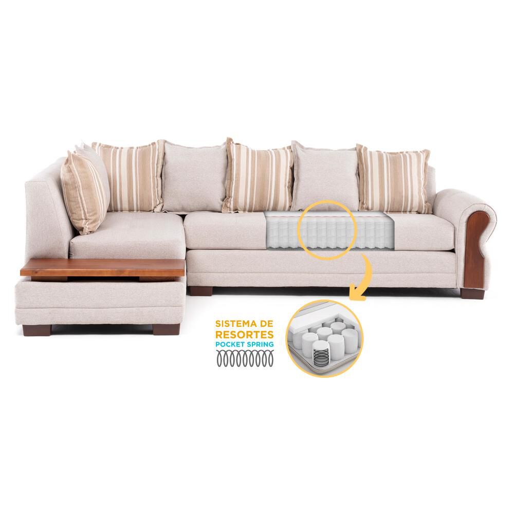 Sofá Seccional Living Factory Dakota Izquierdo / 5 Cuerpos image number 3.0