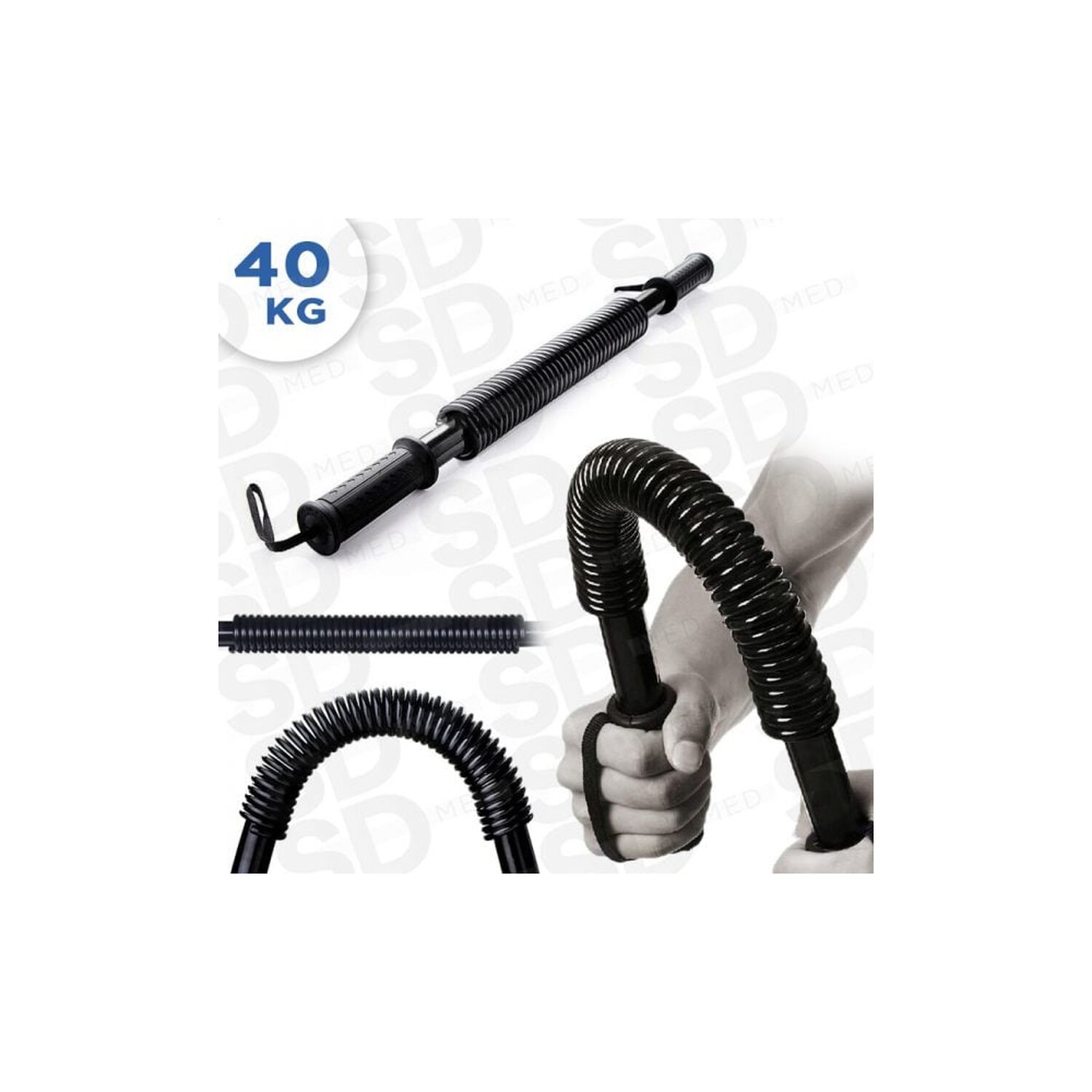 Barra Torsion Muscular 40 Kg Ejercicio Brazo Fitness image number 4.0