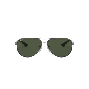 Lentes De Sol Carbon Fibre Verde Polarizados Ray-ban