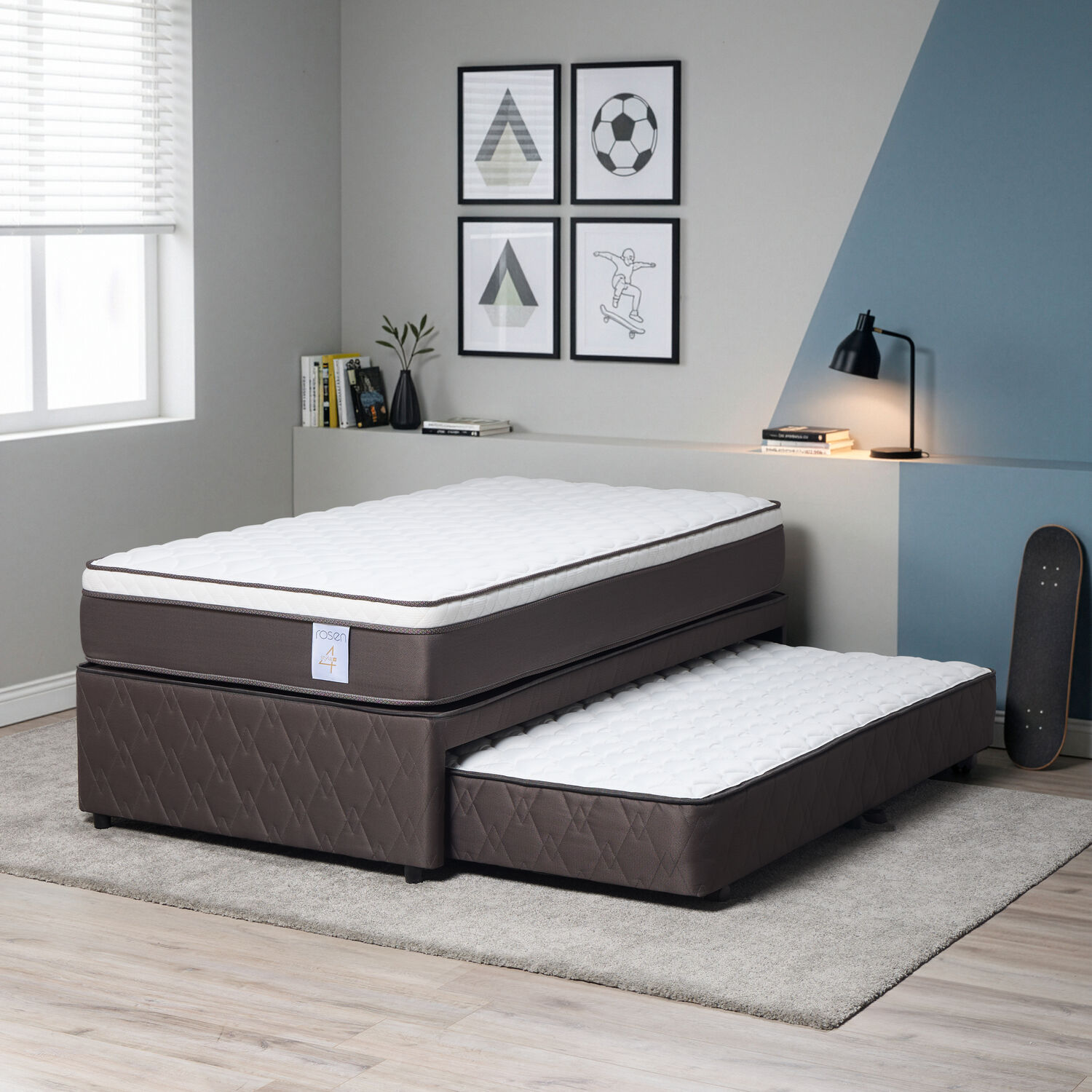 Cama Nido Rosen New Style 4 / 1.5 Plazas / Base Normal image number 2.0