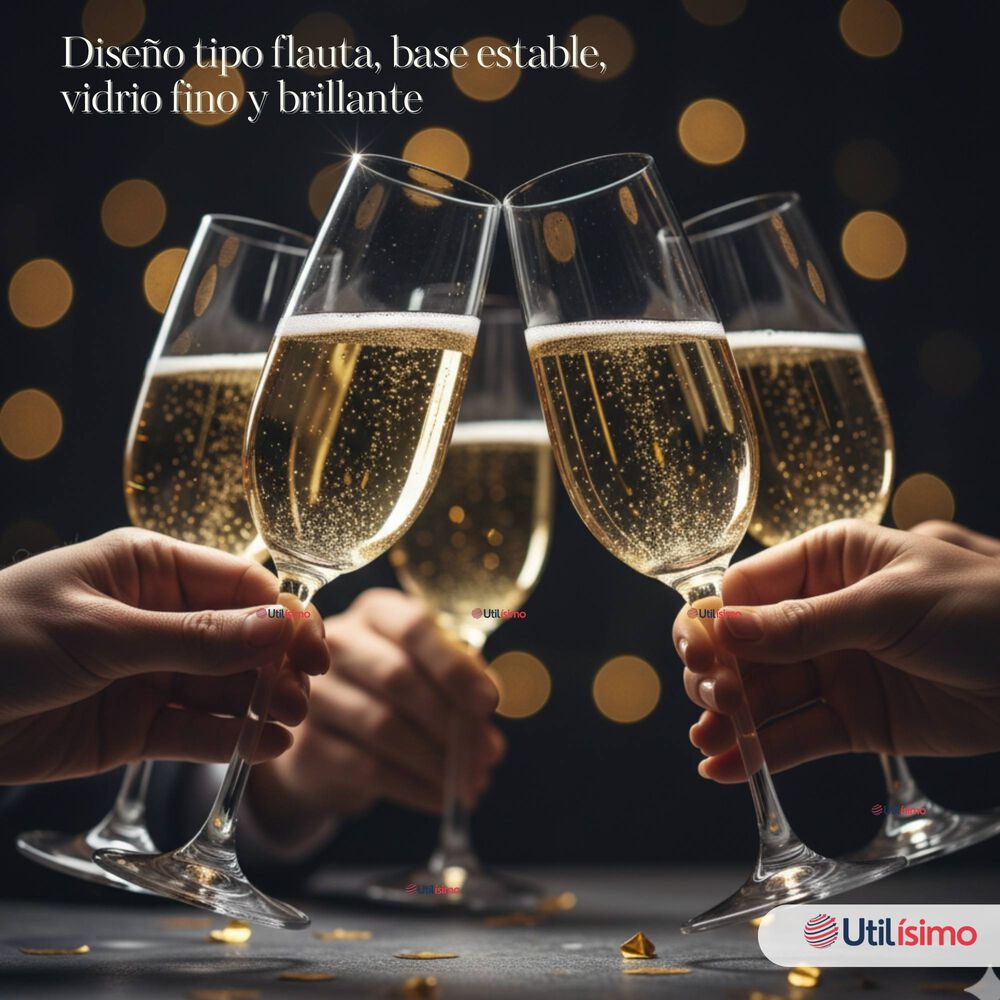 Set De 6 Copas De Champa&ntilde;a Espumante 180 Ml image number 2.0