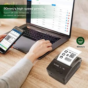 Impresora Térmica Portátil 58mm Para Smartphone Bt Ut-prt58b