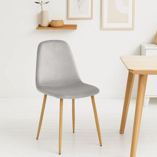Silla Spoon Velvet - Gris