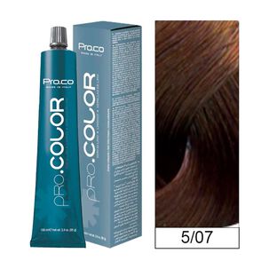 Pro.color - Tintura Permanente 5/07 Casta&ntilde;o Claro Tabaco 100ml + Oxidante