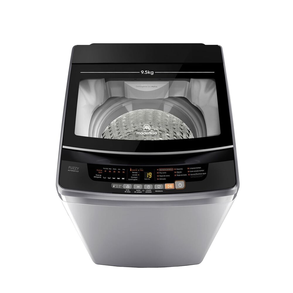 Lavadora Autom&aacute;tica 9,5kg Fuzzy Autom&aacute;tico 9,5 Szg Gris image number 0.0